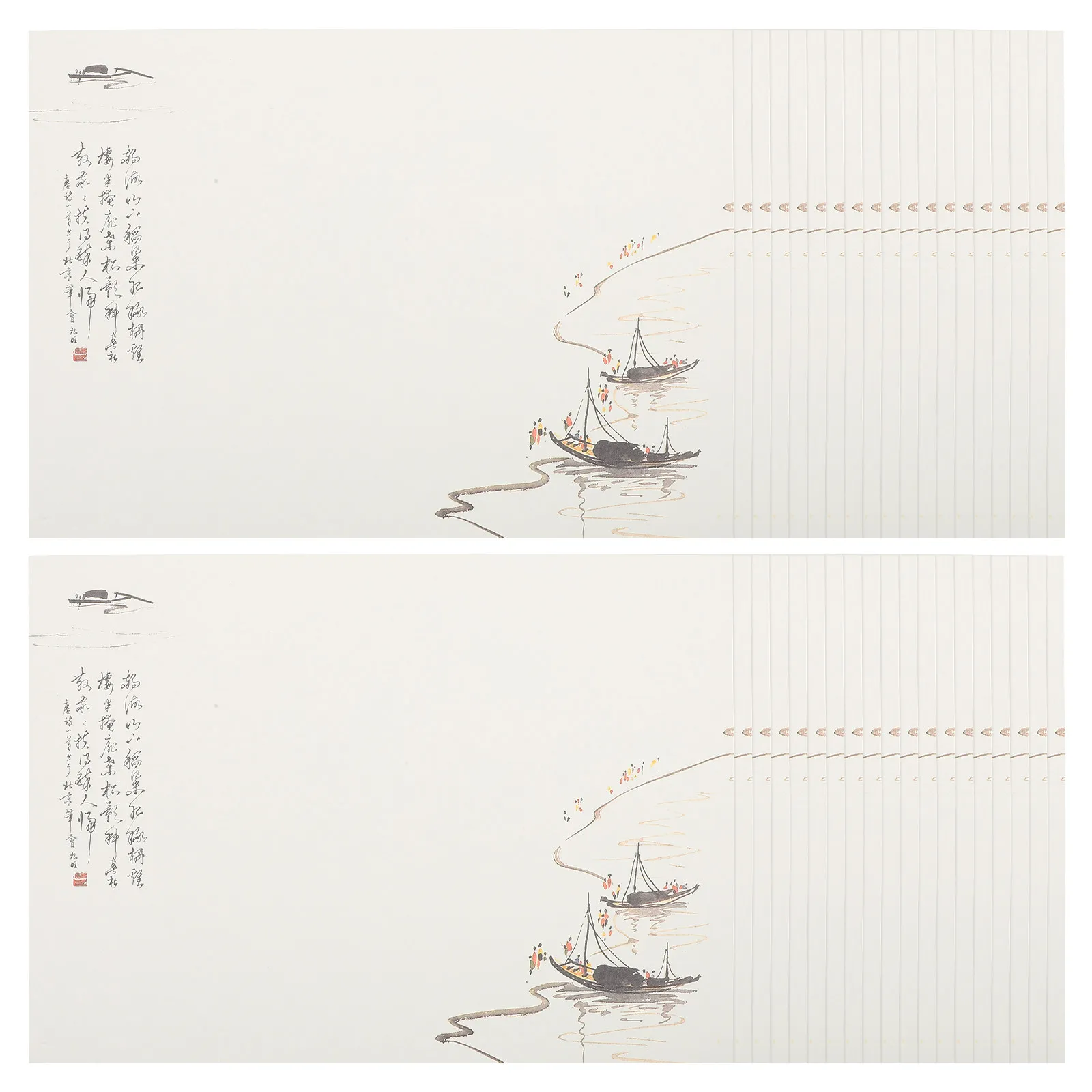 10Sets Vintage Letter Paper Classic Writing Paper Pack Smooth Stationery for Letters Invitations Notes Thank You