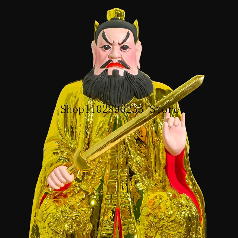 Buddha statue manufacturer, Zhang Tianshi, produces Zhang Daoling sculptures, the Four Great Celestial Masters, resin, fiberglas