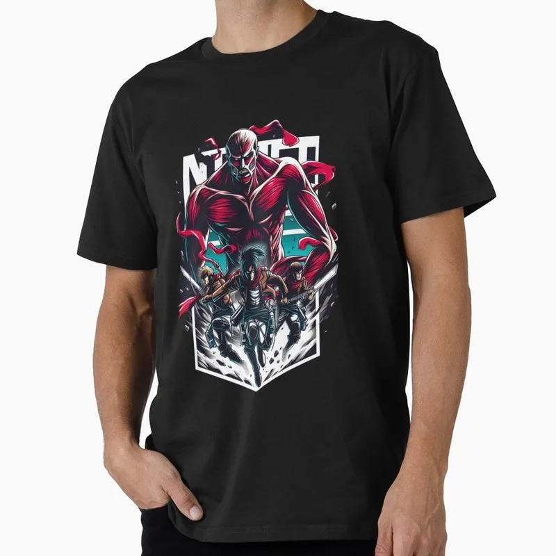 1203 Attack on Titan Anime Gift T shirt Short Sleeve Tee Shingeki no kyojin Print Graphic Clothes All size tops S-6XL