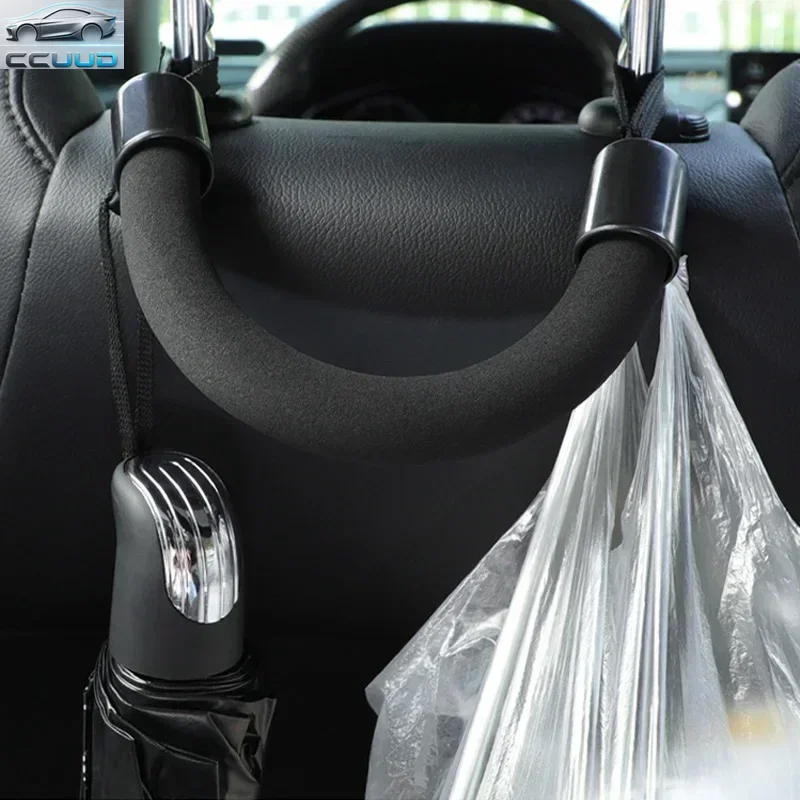 Autositz-Rückenlehnen-Kopfstützen-Aufhänger, Armlehnen-Aufbewahrungshalter, Haken für ältere Menschen und Kinder, Sicherheits-Handlauf, Fahrzeugzubehör – Detail 1