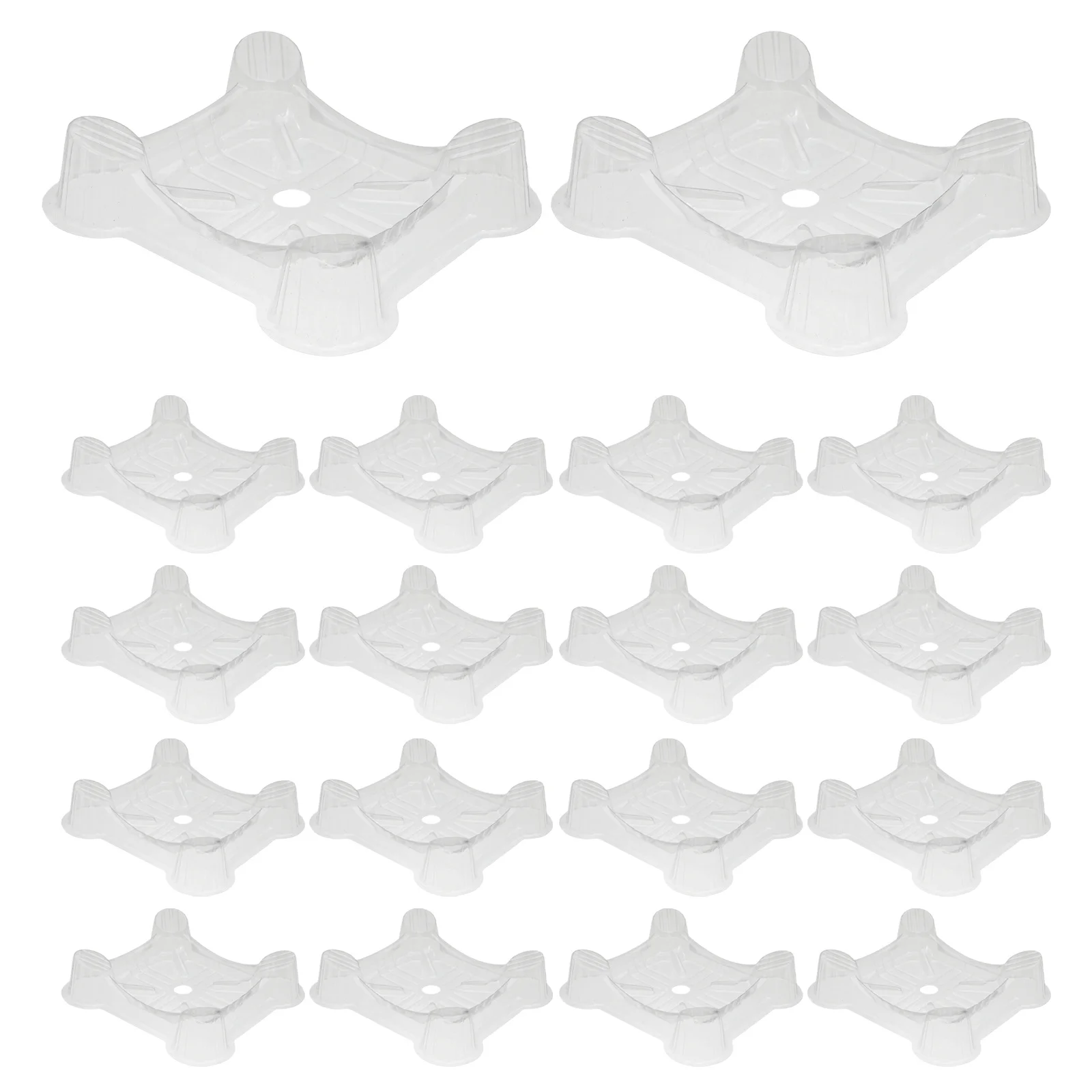 

20Pcs Plastic Melon Plant Protector Fruit Support Stand Pumpkin Watermelon Holder for Garden Vegetable Growth