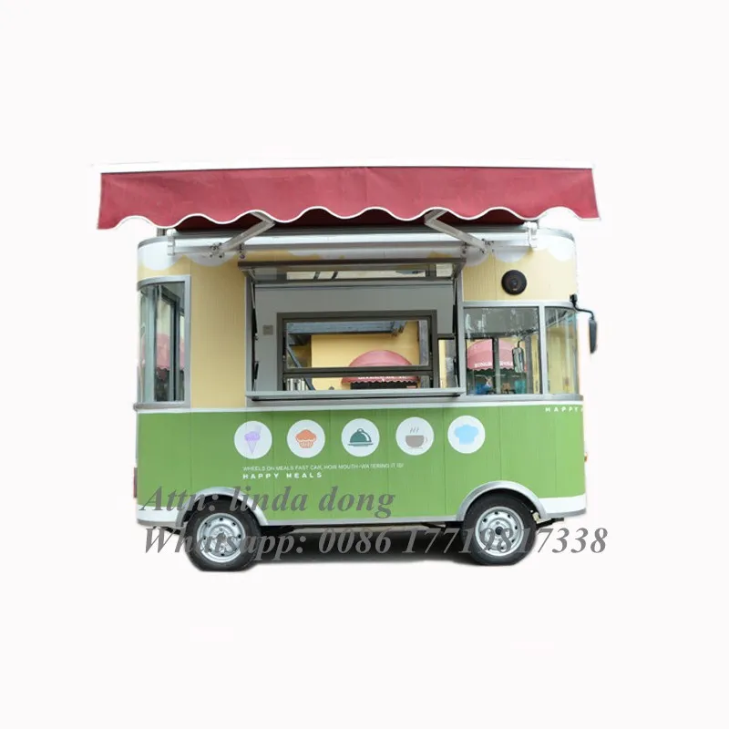 Street Electric Tricycle Food cart/ Street Style Food truck/mini Machine Food Cart