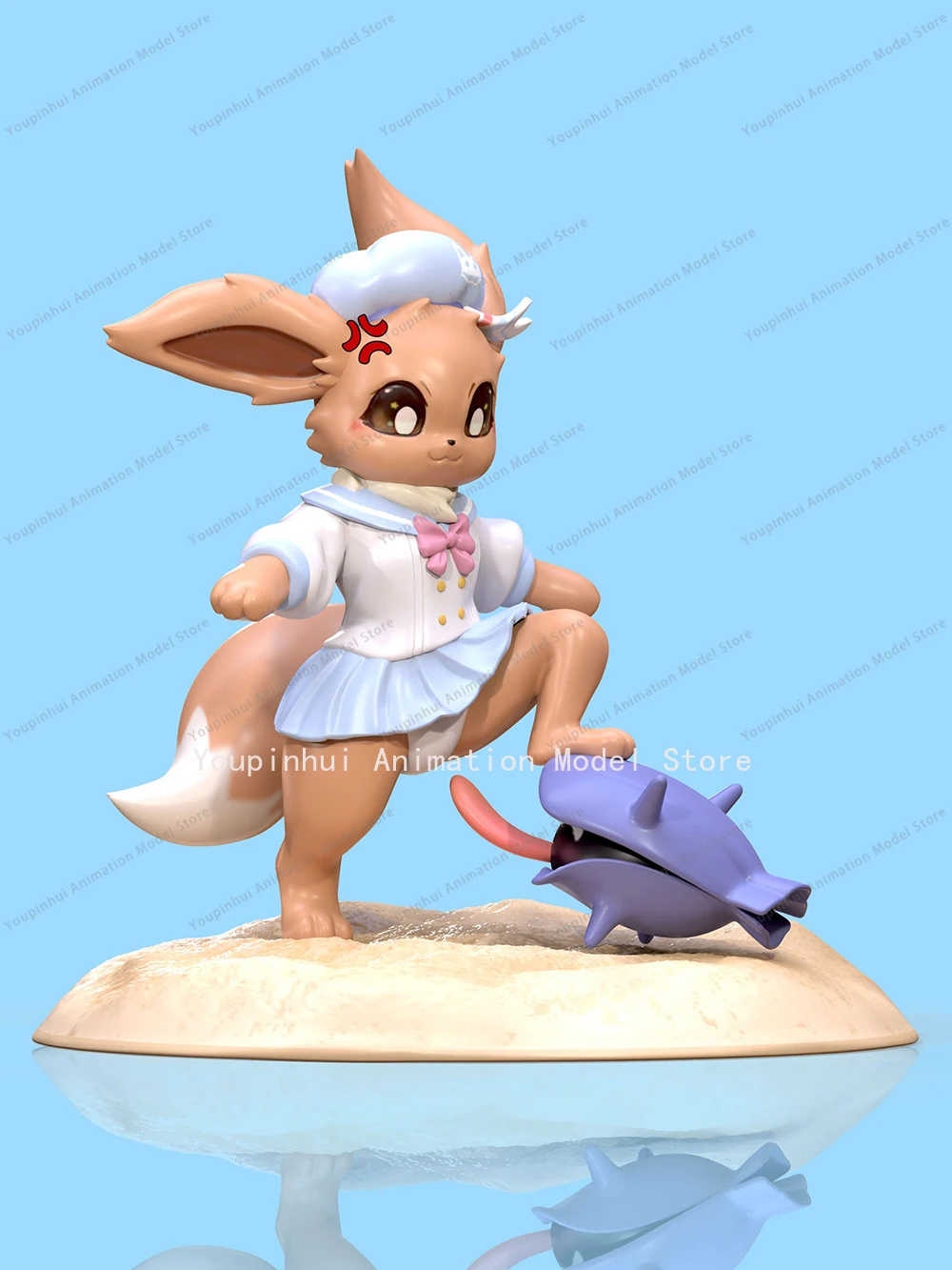 Pre Sale Pokemon Gk Model Eevee Kawaii Students Jk Eevee Figures 8.6Cm Homemad Model Toys Gifts for Fans