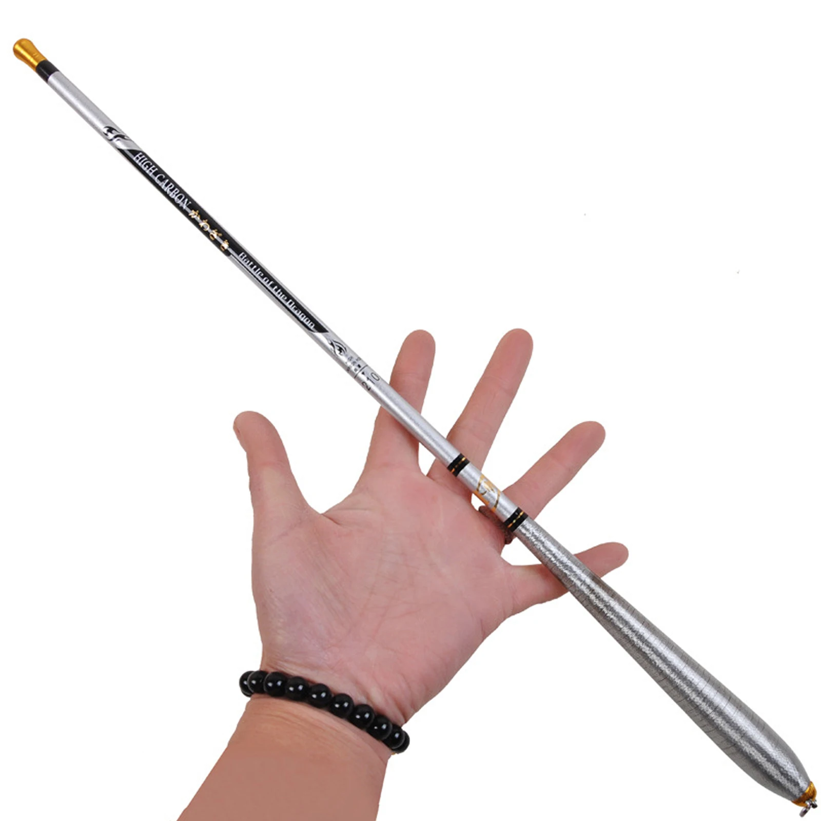 Fishing Stick Mini Carbon Telescopic Fishing Rod Portable Anti-skid Handle Lightweight Telescope 1.8 M-6.3 M Length Stream Pole