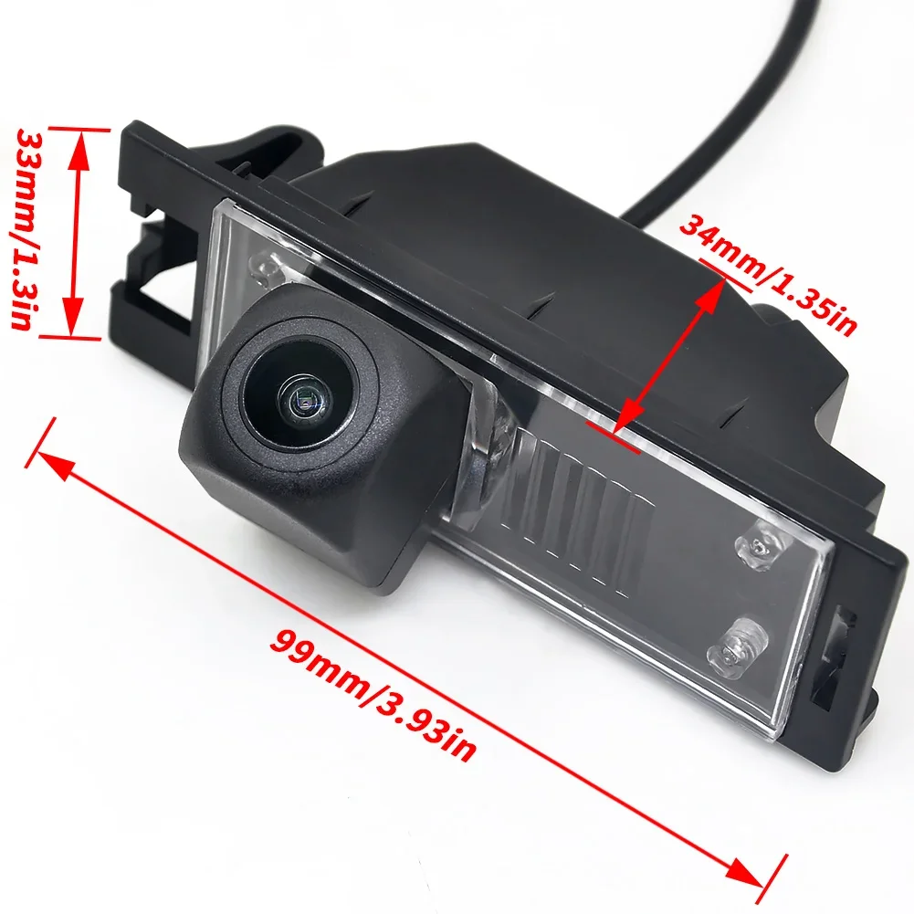 170° HD 1080P AHD Fisheye Vehicle Rear View Reverse Parking back up Night Camera for Hyundai IX35 with wide viewing angle