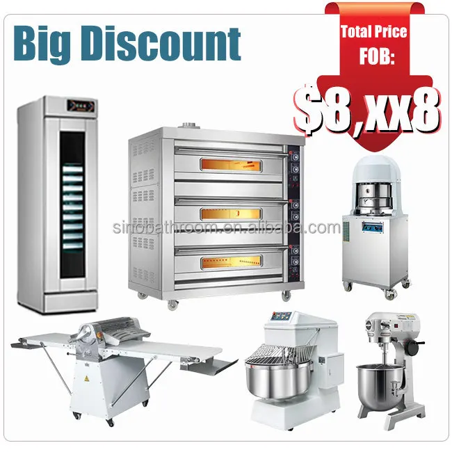 OEM ODM One Stop Solution Commercial Deck Bread Oven Baking Equipment For Small Bakery Business