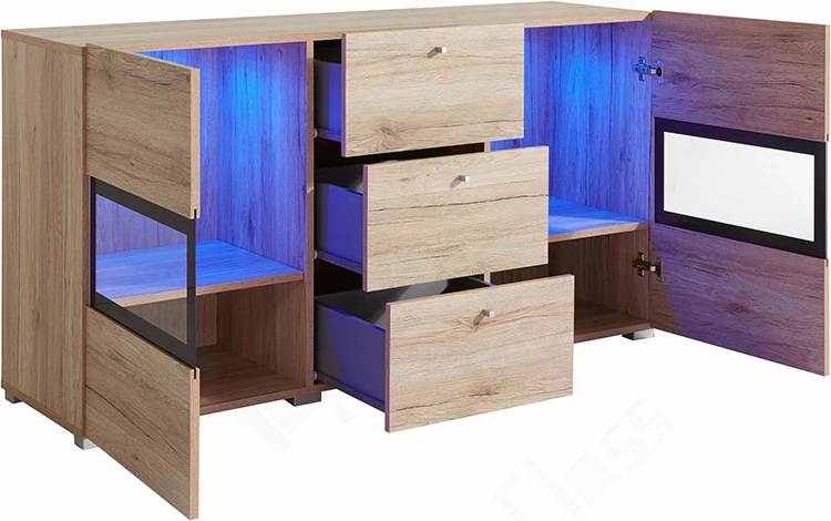 forWholesale custom made Honest suppliers Home furniture cheap PB living room cabinet design