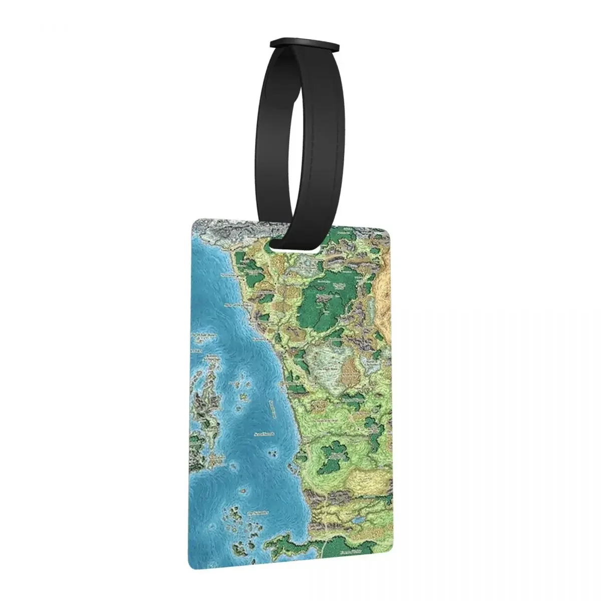 

Faerun Map Luggage Tags Suitcase Accessories Travel Portable Baggage Boarding Tag Label Holder ID Name Address