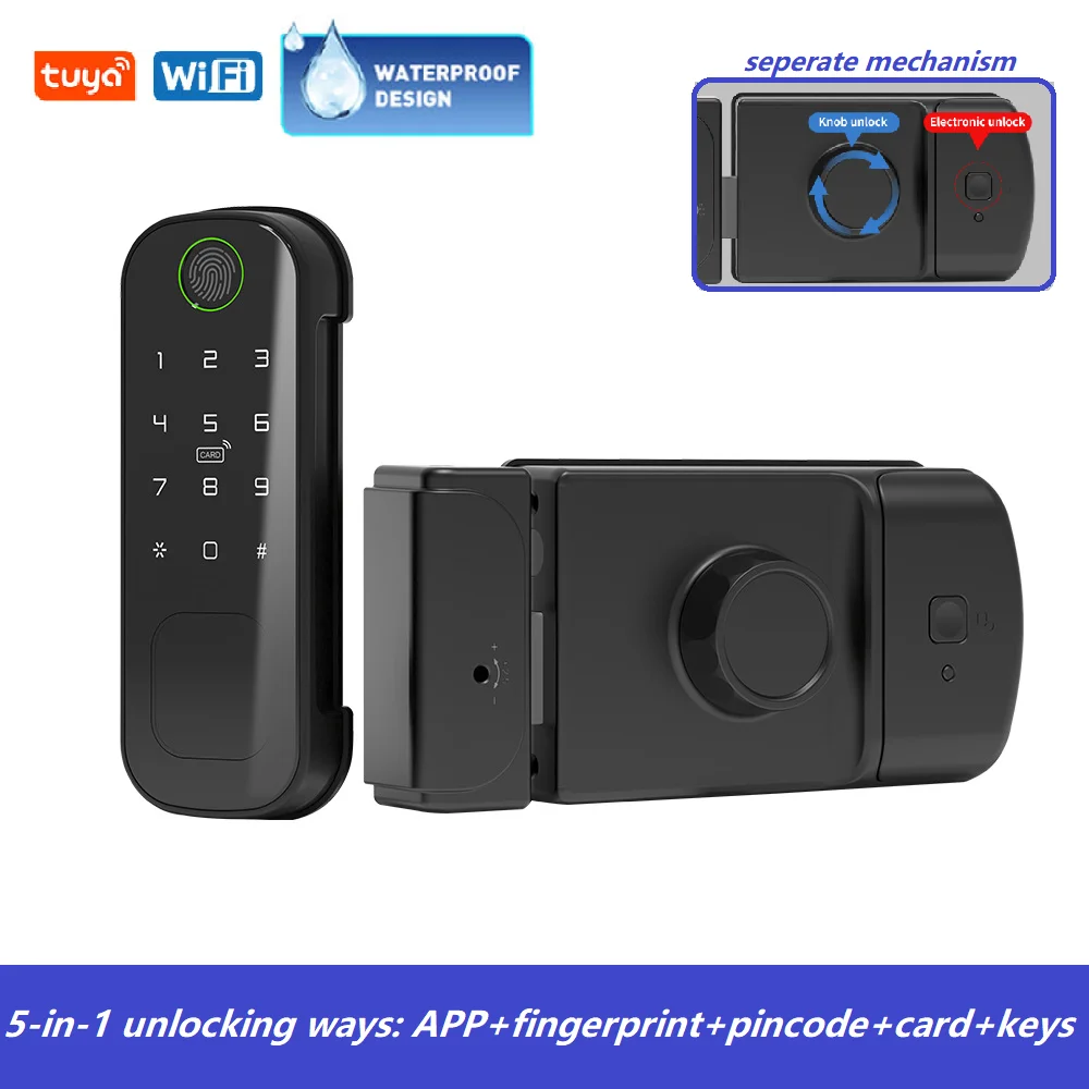 tuya-smart-rim-lock-outdoor-waterproof-fingerprint-digital-door-lock-aluminum-keypad-home-glass-door-access