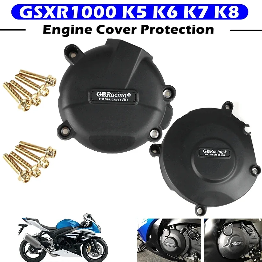 

Motorcycles Engine Cover Protection Case GB Racing For SUZUKI GSXR1000 2005 2006 2007 2008 K5 K6 K7 K8 GBRacing Engine Covers