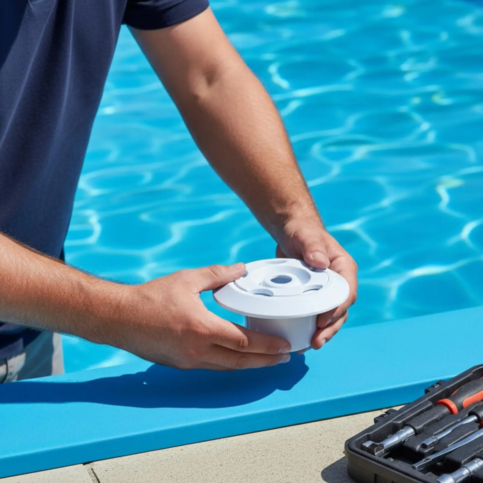 ABS Swimming Pool Inlet Removable Cover Water Entry Nozzle Pool Tube Accessory for Liner Pool Circulation