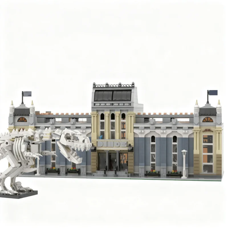 Kids Toys Exhibition - 4137 pièces MOC Dinos Exhibition Alternative