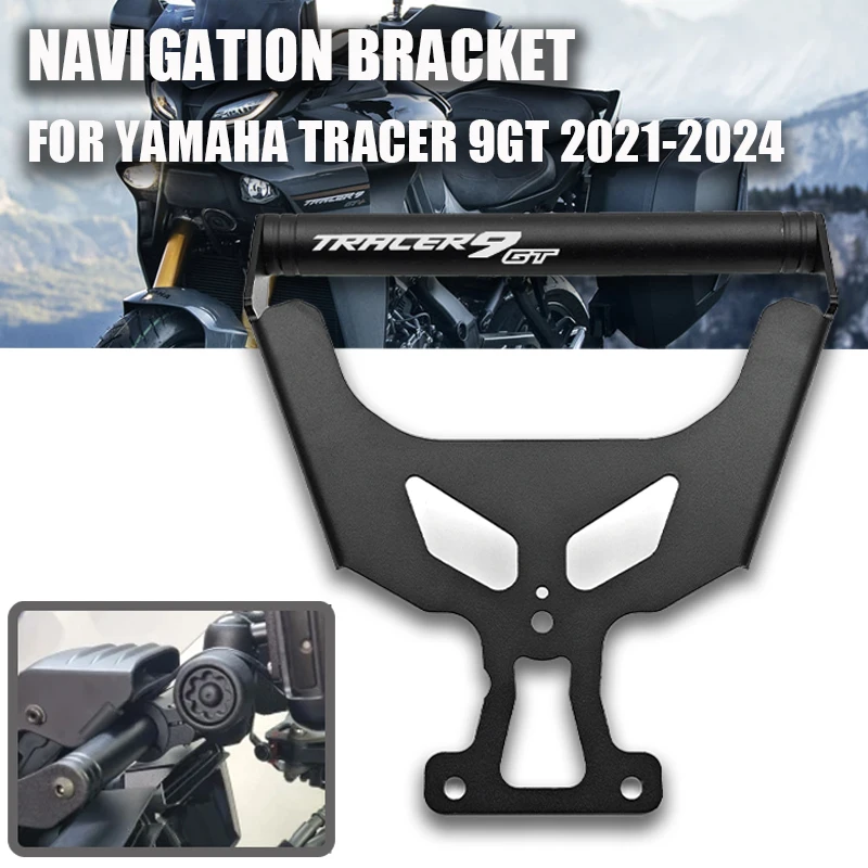 CNC Aluminum Phone GPS Mount Bracket For Yamaha Tracer 9 GT 900 9GT 900GT Tracer9 2021-2024 Motorcycle Navigation Bracket Holder