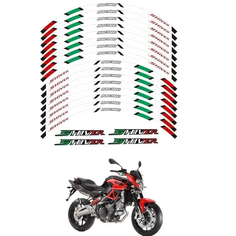 

Запчасти для мотоциклов Aprilia Shiver 750 900, колесо для контурного освещения, черный-4 двигателя