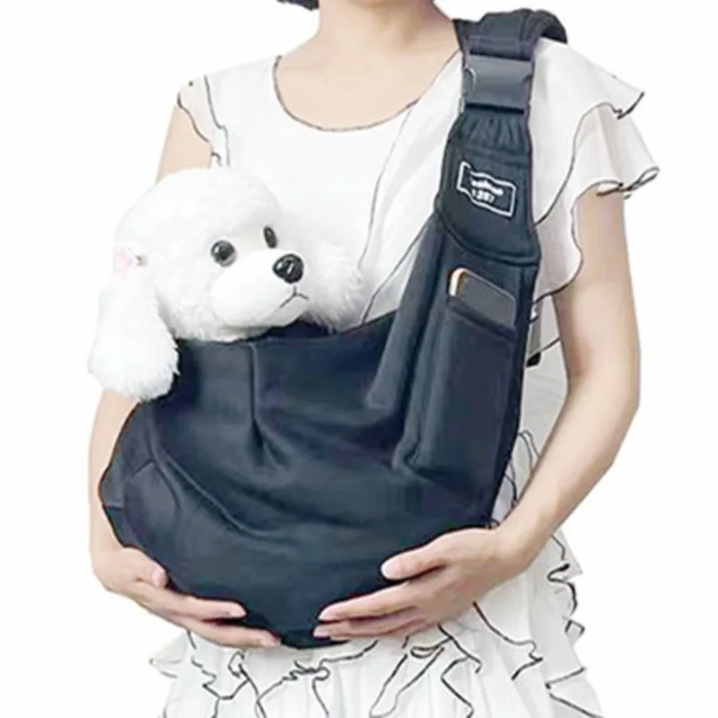 

Pet Backpack Carrier Solid Color Anti Escape Mesh Crossbody Bag For Small Dogs And Cats Adjustable Outdoor Travel Hiking Gift