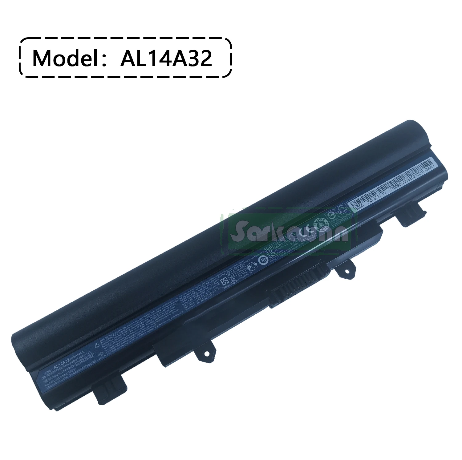 SARKAWNN  4ICR17/65  AL14A32 Laptop Battery For ACER Aspire E14 E15 E5-421 E5-572G