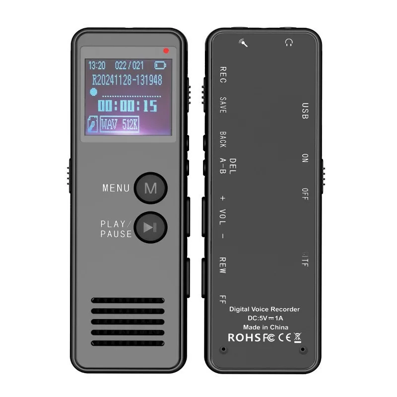 

Mini Activated Voice Recorder 16GB-64G U-disk USB Flash Drive Audio Sound Dictaphone LoudSpeaker External Microphone MP3 Player
