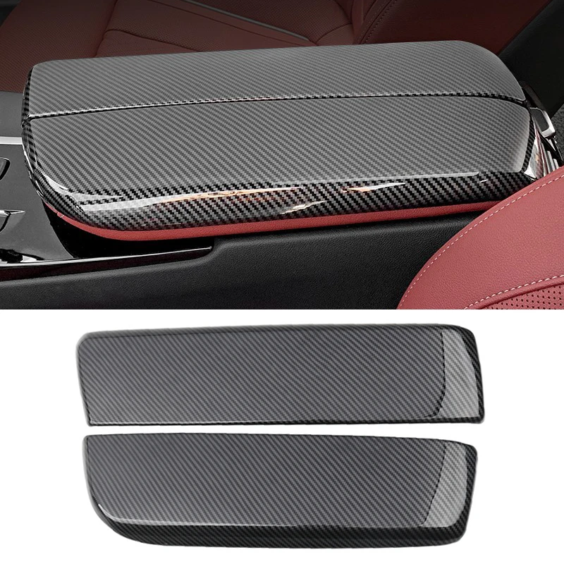 

LHD Car Center Armrest Storage Box Panel Cover Trim Central Control Armrest Box Decoration For BMW 5 Series 6 GT G30 G32 18-22