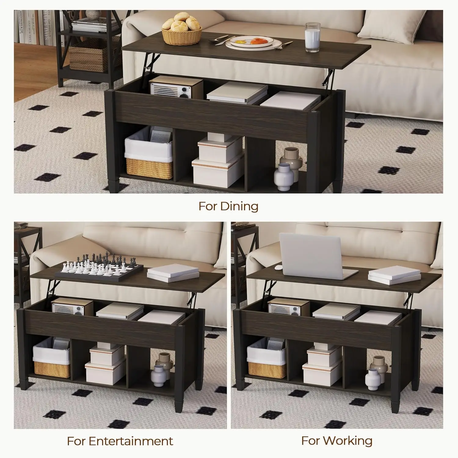 Thumbnail 4 - #3 Compare Lift Top Coffee Tables Before You Buy