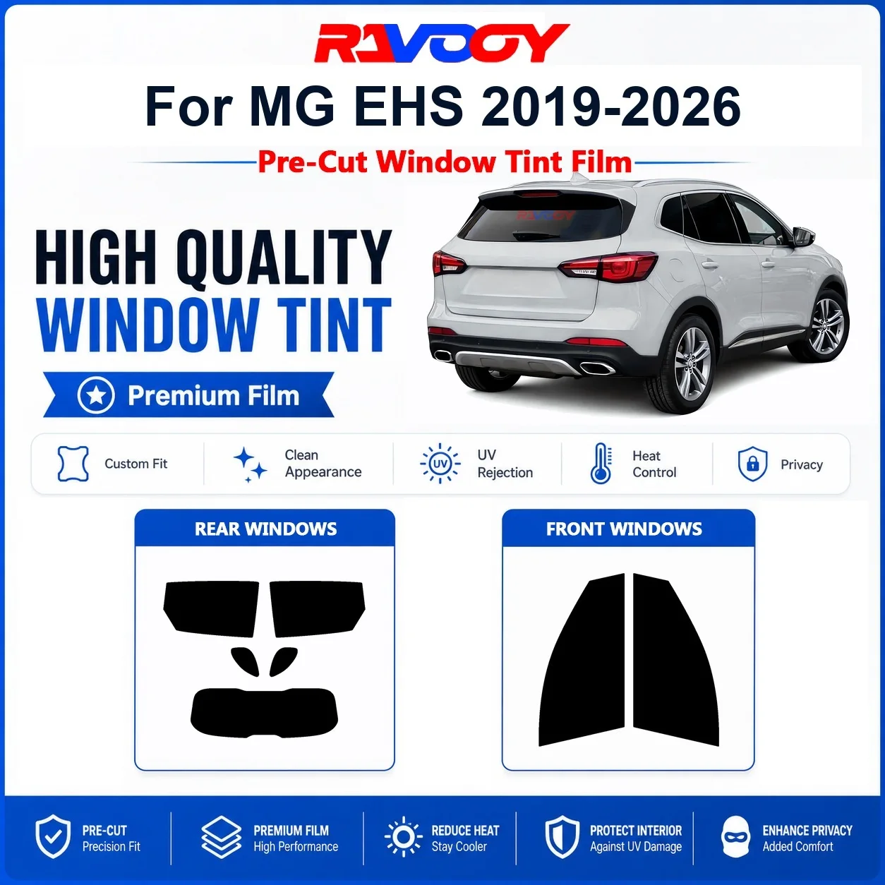 premium-pre-cut-window-tint-for-mg-ehs-2019-2026-front-rear-windows-uv-heat-rejection-privacy-film
