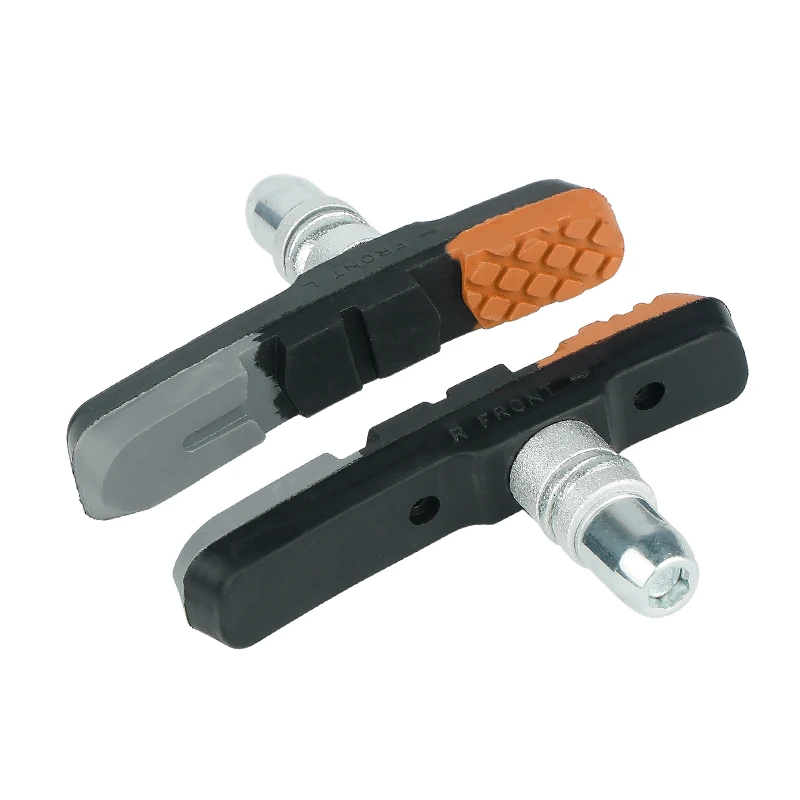 Robuste, strapazierfähige Gummiblöcke für MTB-Linear-Pull-V-Klemmbremsen, 70 mm V-Bremsbeläge für Nass- und Trockenbedingungen mit Metallfelgen