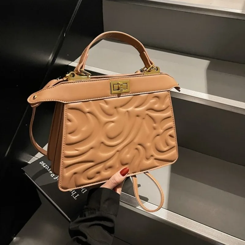 

Модная стильная сумка для подгузников, женская сумка через плечо, дизайнерская кожаная сумка, минималистичная элегантная сумка-тоут большой вместимости