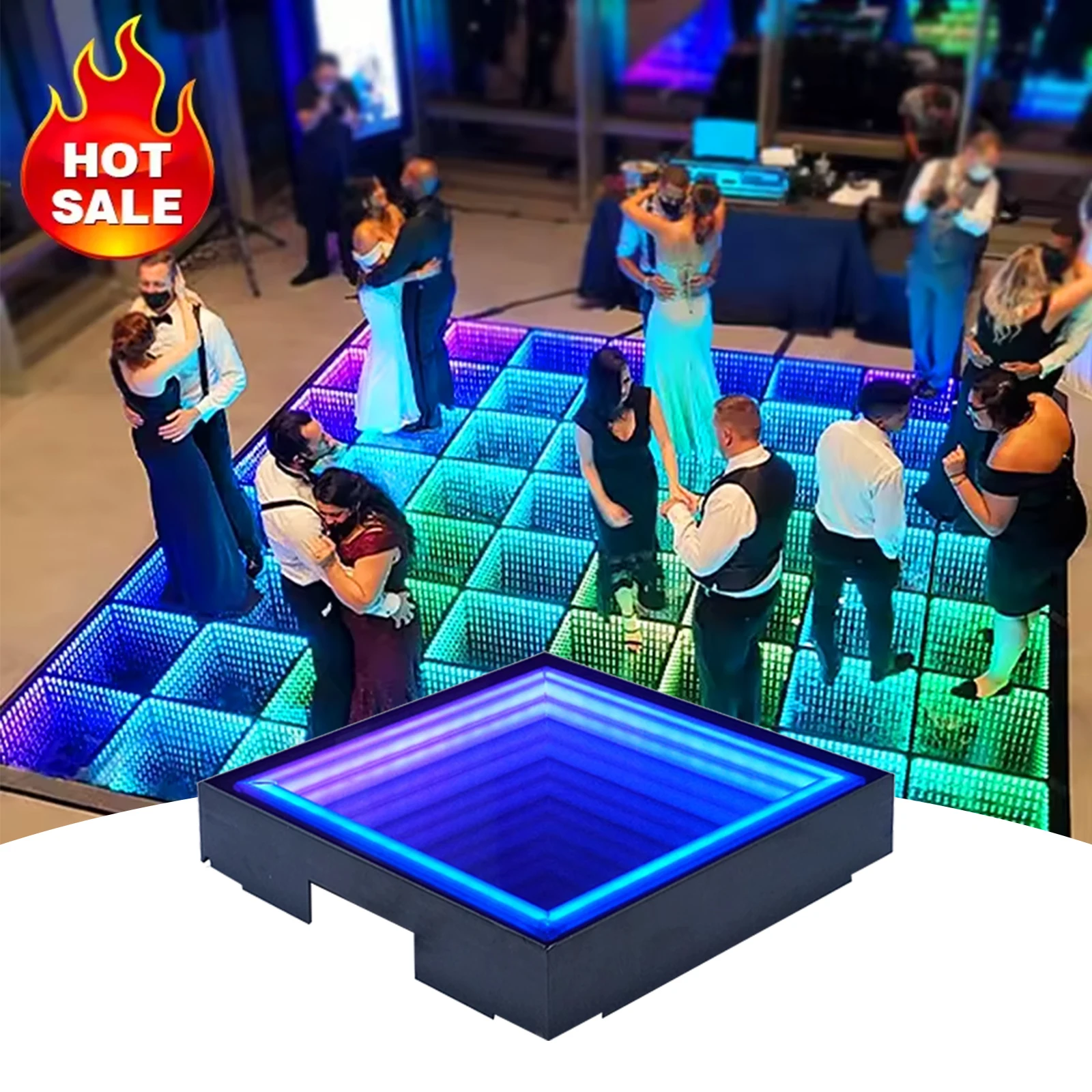 

Led Stage Infinity 3D Charming Dj Lights Led Video Dance Floor Led