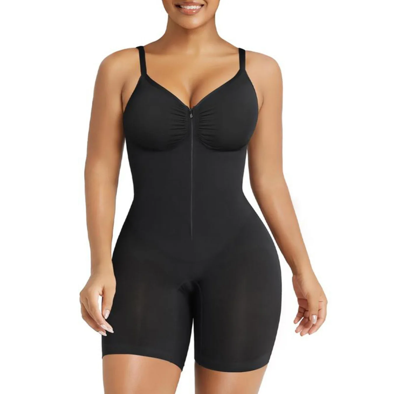 Colombianas Women Tummy Control Bodysuit Shapewear High Waisted Butt Lift Tights with Adjustable Straps & Breathable Mesh