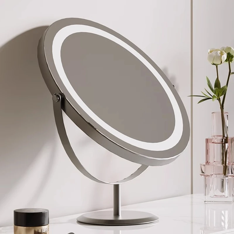 Home Cream Wind Retractable Rotary Dresser Bedroom Storage Makeup Table Vanity Dressing Table Makeup Desk Dressers Room Drawers