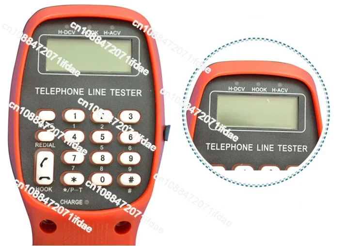 ST230F LCD  telephone line tester lineman Telephone handset walker Butt cable set AC DC test