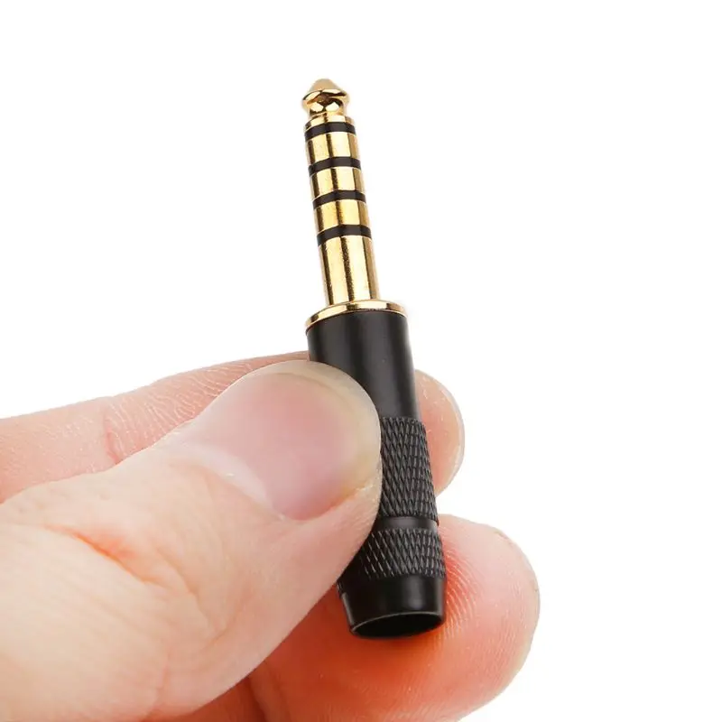 New 4.4mm Jack 5 Poles Male Full Balanced Headphone Earphone Plug Adapter for Sony NW-WM1Z NW-WM1A AMP Player