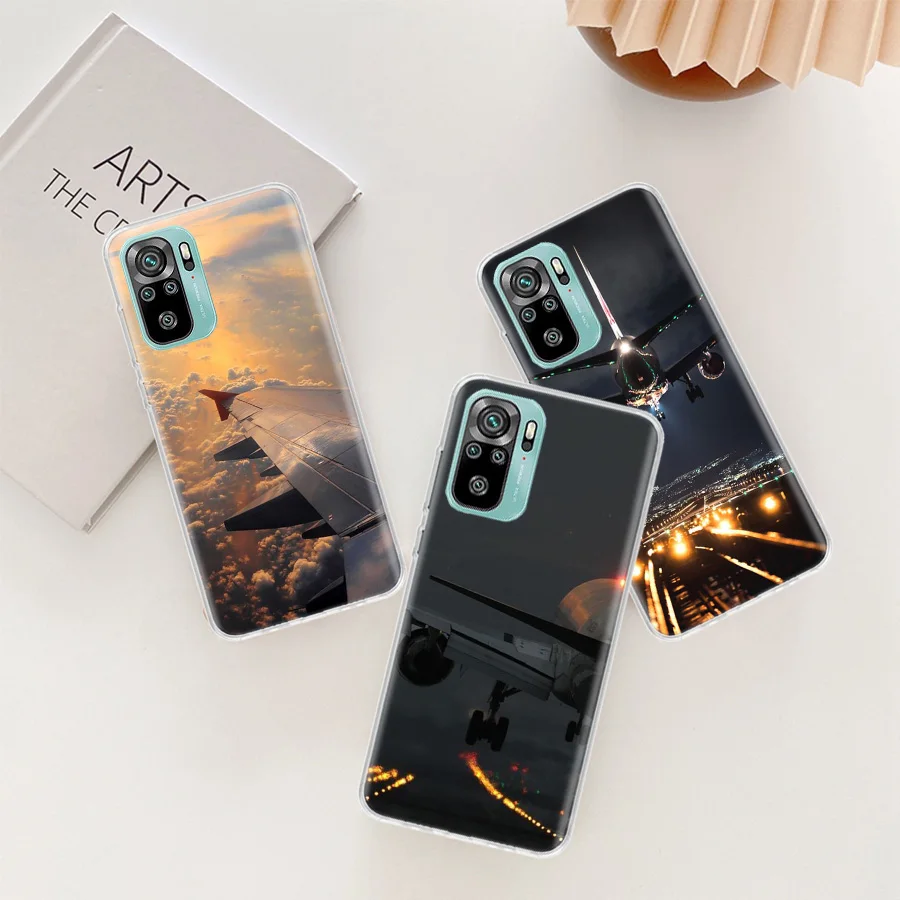 Airport Shuttle Transportation Phone Case For Xiaomi Redmi Note 12 11 Pro Plus 5G 12S 10S 11S 4G 11T 11S 11E 10 9T 9 9S 8 8T 7 C