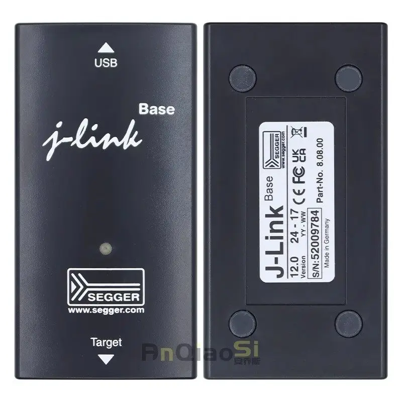 Authentic SEGGER J‑Link BASE V8.08.00 In‑Circuit Debug Probe, USB Powered JTAG SWD MCU Programming Emulator For ARM Embedded Dev