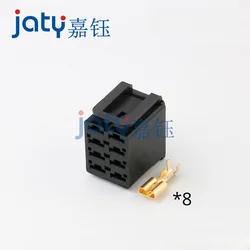 JATY 1sets  8-pin PP0320002 Automotive Connector for Rocker Switch Excavator Plug DJ7086-6.3-21