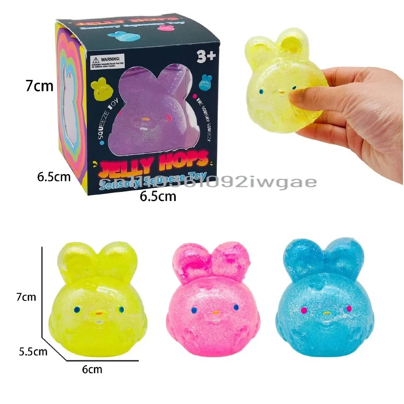

Rabbit Shape Schylling Needoh Nice Cube Sensory Fidget Cube Stress Relief Squishy Cube Anti-Anxiety Squeeze Object For Focus