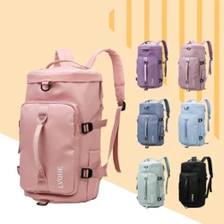 Bolsa de almacenamiento de gran capacidad para mujer, bolso de viaje, mochila de mano, bolso de equipaje, bolso de lona impermeable, bolsos de hombro Oxford