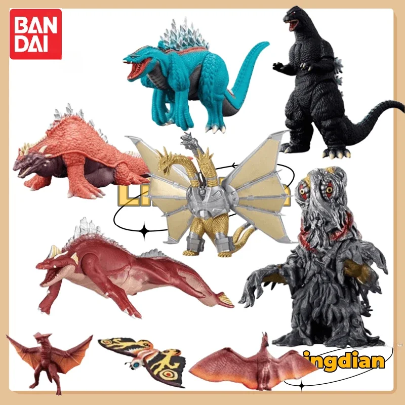 Brand New In Stock Original Bandai Godzilla Series Mothra Ghidorah Hedorah Achille Torestoris Megalon Anime ActionGenuine Model