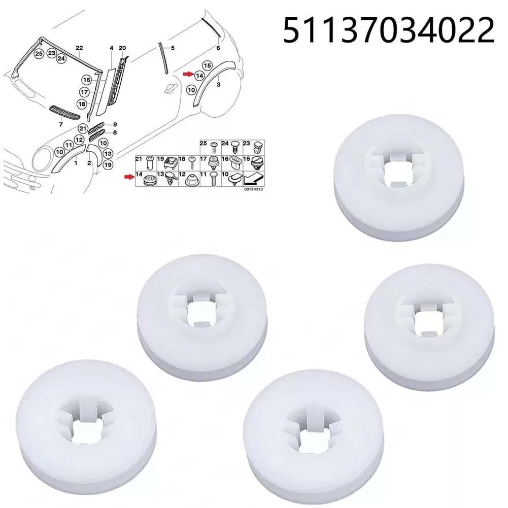 

Car Trim Clips Convertible Wheel Arch Clip Easy To Use Installation Will Not Hurt The Car Size As Shown In The Figure