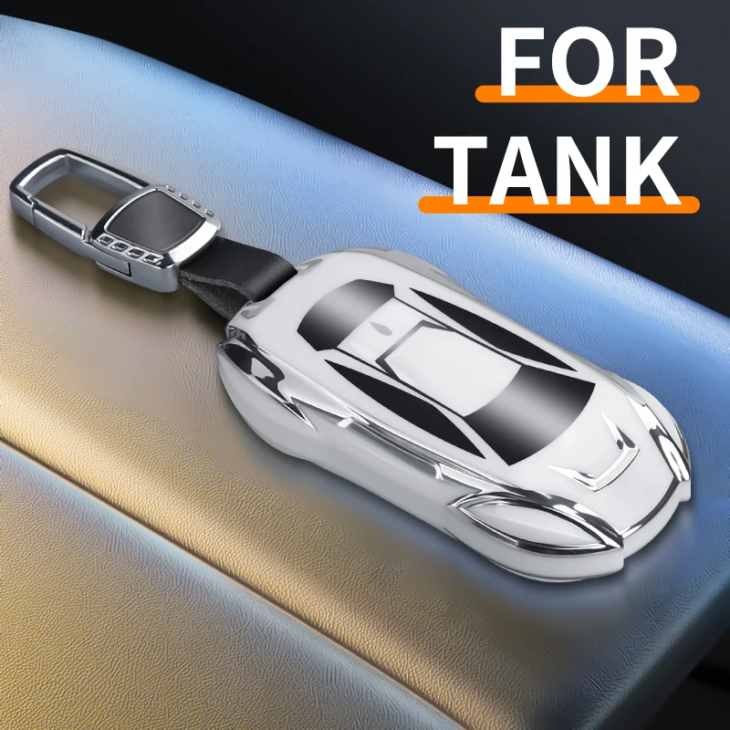 Applicable to GWM Tank 300 500 400 Hi4-T 700 Hi4-Tt Premium Exquisite Car Key Protective Case Accesorios Para llavero