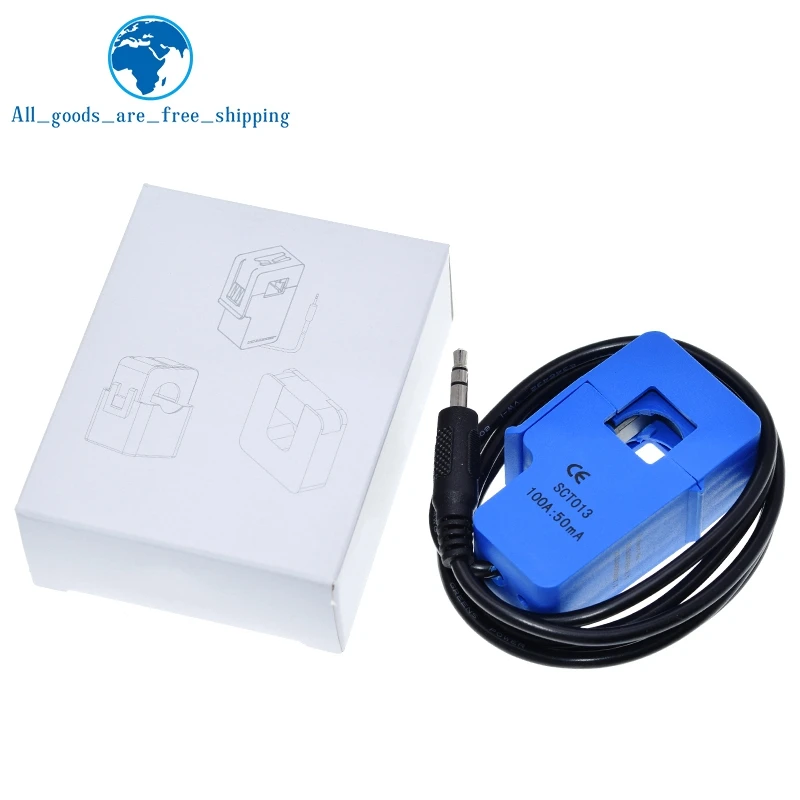 TZT High Quality 30A 50A 100A  SCT-013-030 SCT-013-050 SCT-013-000 Non-invasive AC current sensor Split Core Current Transformer