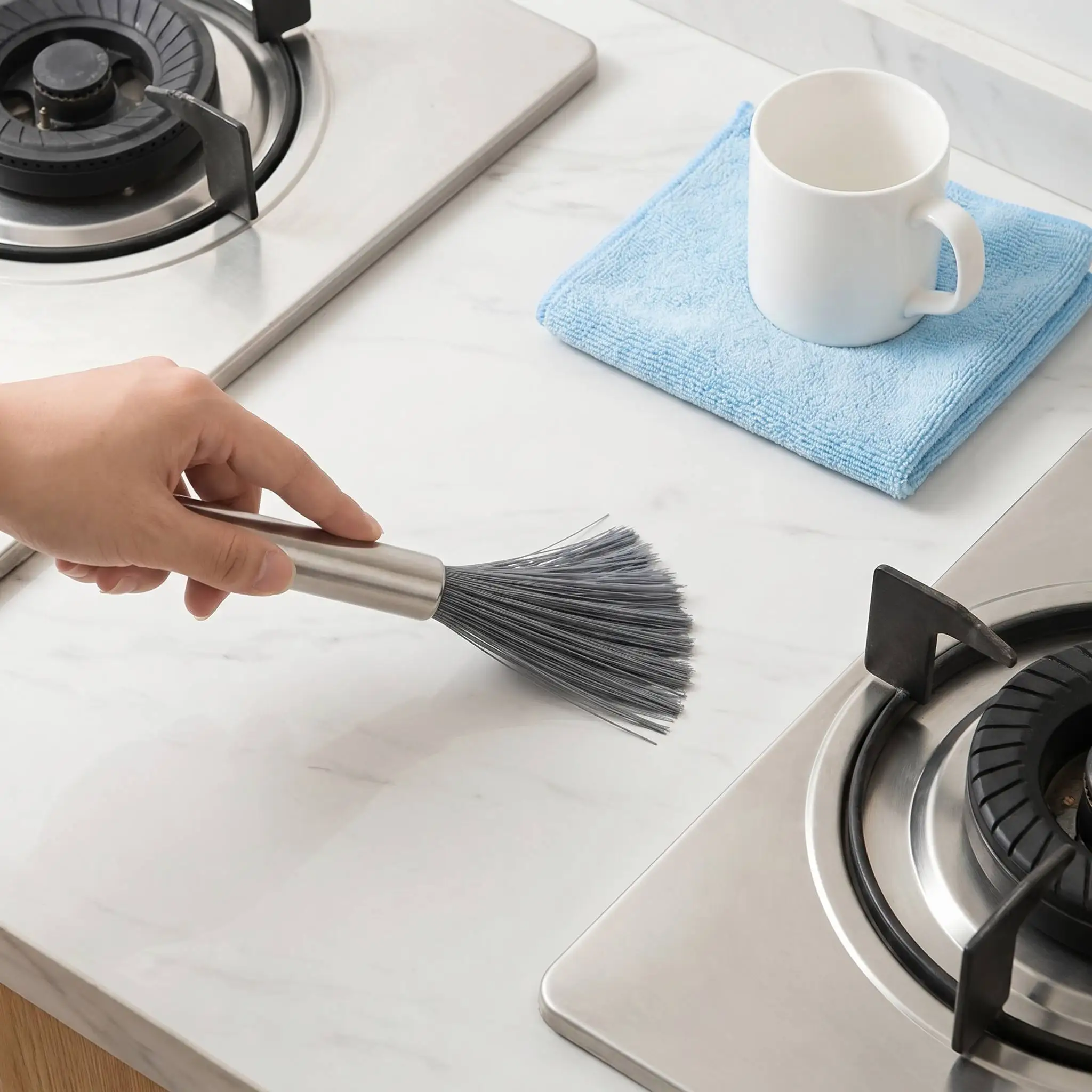 Gap Cleaning Brush,Small Crevice Cleaner Brush, Hangable Design for Kitchen Stove, Keyboard, Fan & Narrow Corner Dust Removal - view 6