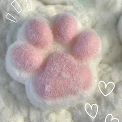 Handmade Flocking Cat's Paw Stress Relief Toy Mochi Slow Rebound New Fidget Toy Birthday Party Gift