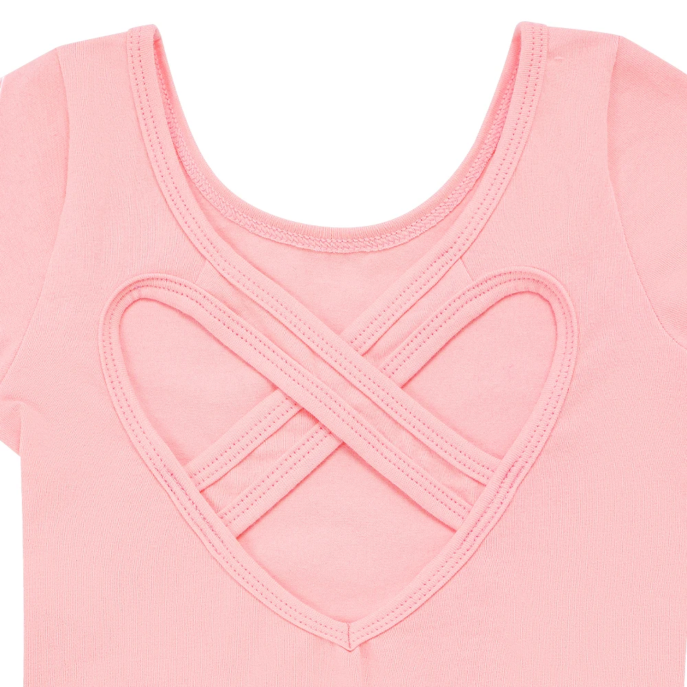 Mädchen Langarm Ballett Trikot Kind Tanz Tutu Kleid Herz Zurück Gymnastik Dancewear mit Gebunden Rock Outfit Set Bühne Kostüm – Detail 24