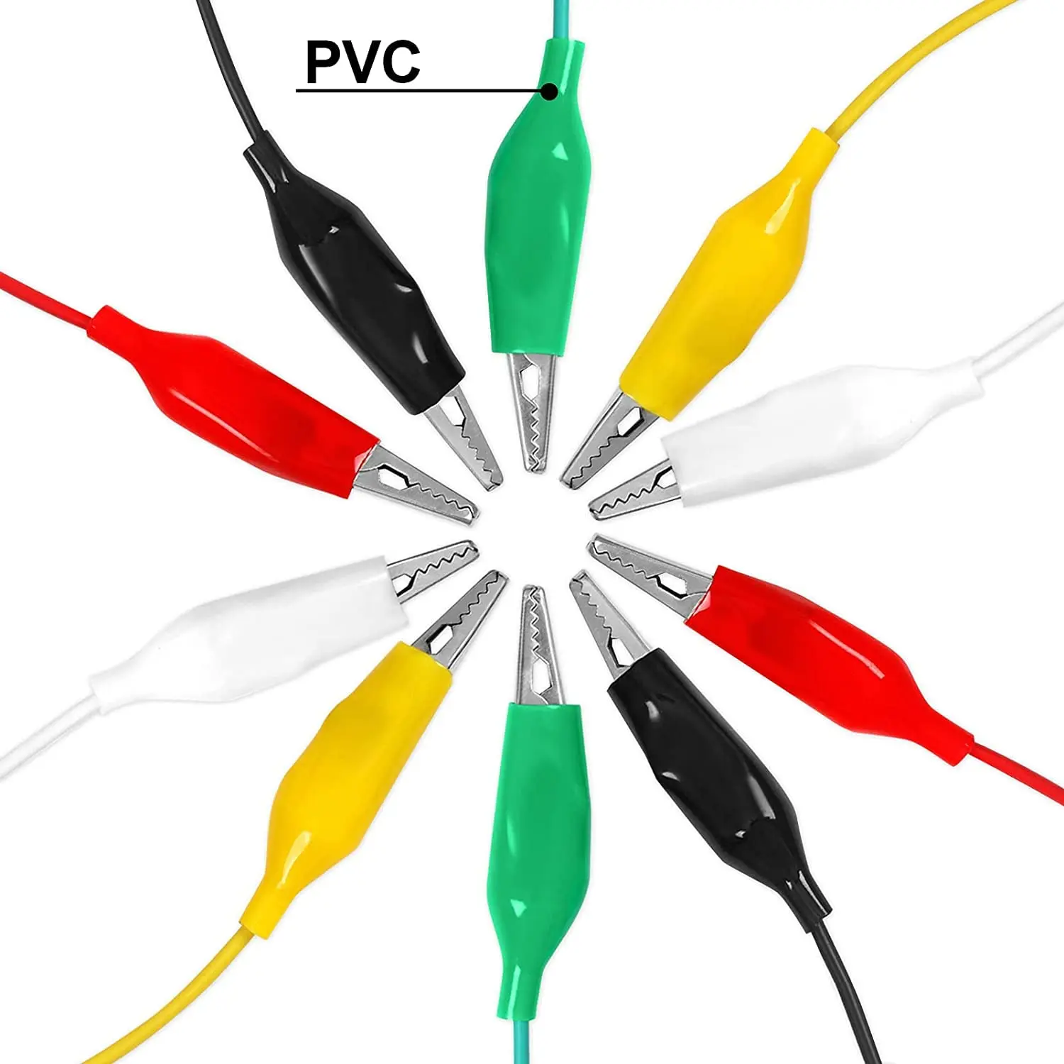 50 cm 28mm pince Crocodile numéro Double extrémité pinces Crocodile câble test fil pince pour test électrique, connexion de Circuit