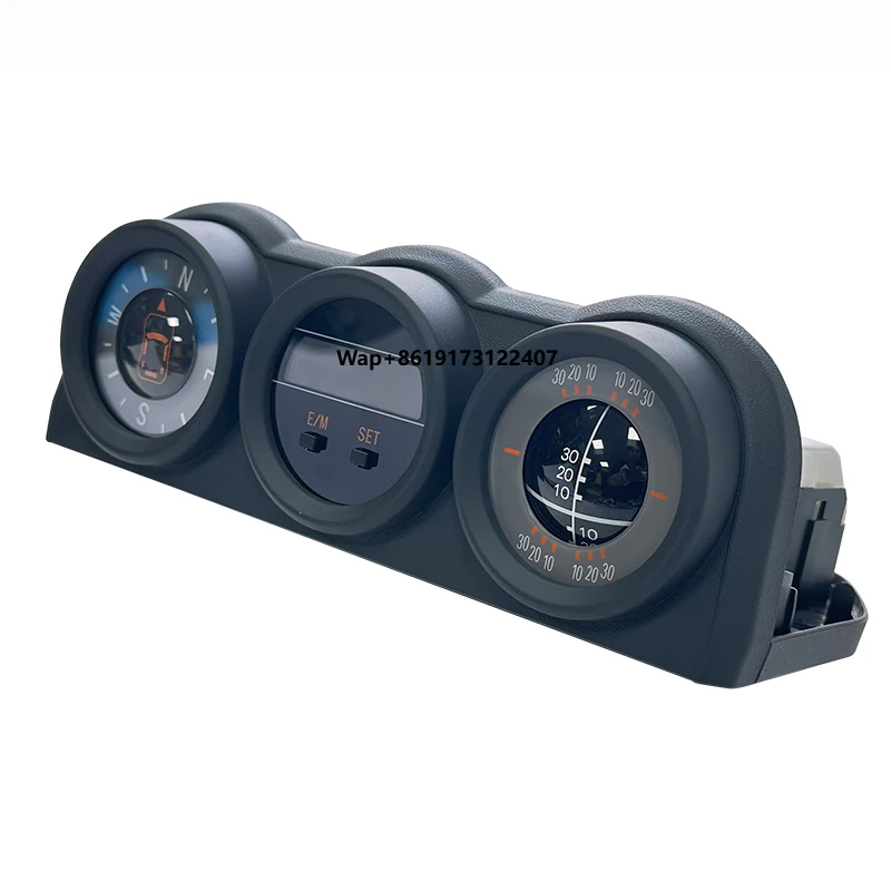 

High Quality Original Altitude Compass Temperature Gauge Triple Car Central Control Interior Accessories for FJ Cruiser