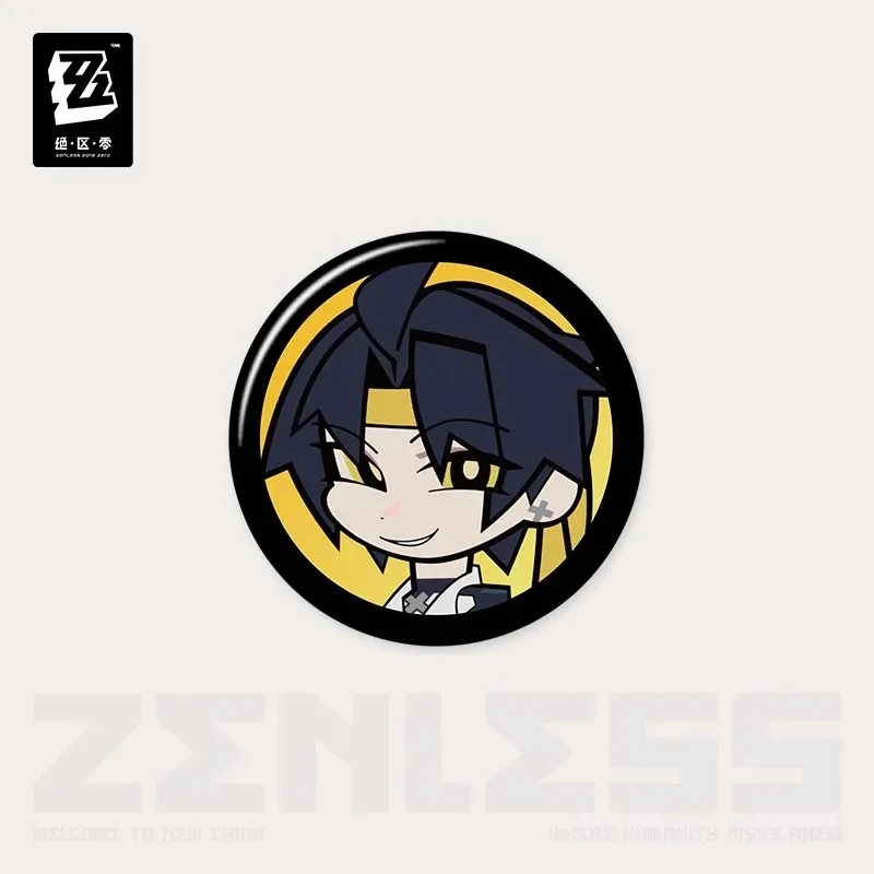 لعبة miHoYo الرسمية Zenless منطقة صفر وكيل الصورة الرمزية شارة صغيرة صندوق الحظ الرصاصة الرابعة أنيمي بروش الدعامة تأثيري هدايا عيد الميلاد