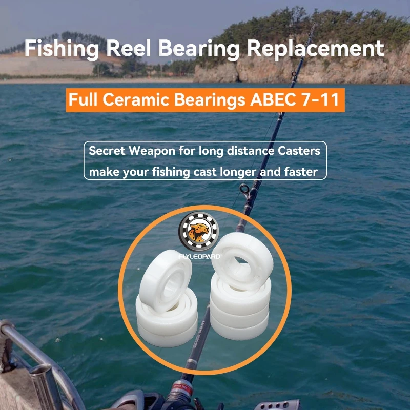 

1PCS Full Ceramic Bearing MR63 to MR148 ZrO2 Non-Magnetic Ceramic Bearings 608 623 683 693 6805 6900 CE Corrosion Proof Bearing