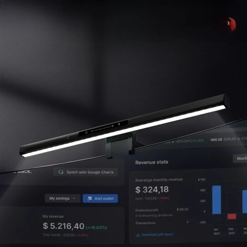 

Desktop laptop monitor dedicated screen hanging light wall hanging filling light eye protection light clip