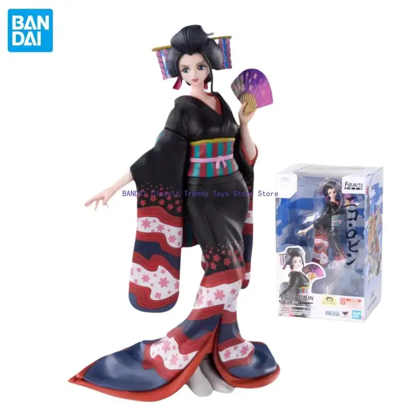 

In Stock BANDAI Original Figuarts ZERO ONE PIECE Nico Robin Wano Country Geisha Anime Figure Birthday Present Toy Gifts
