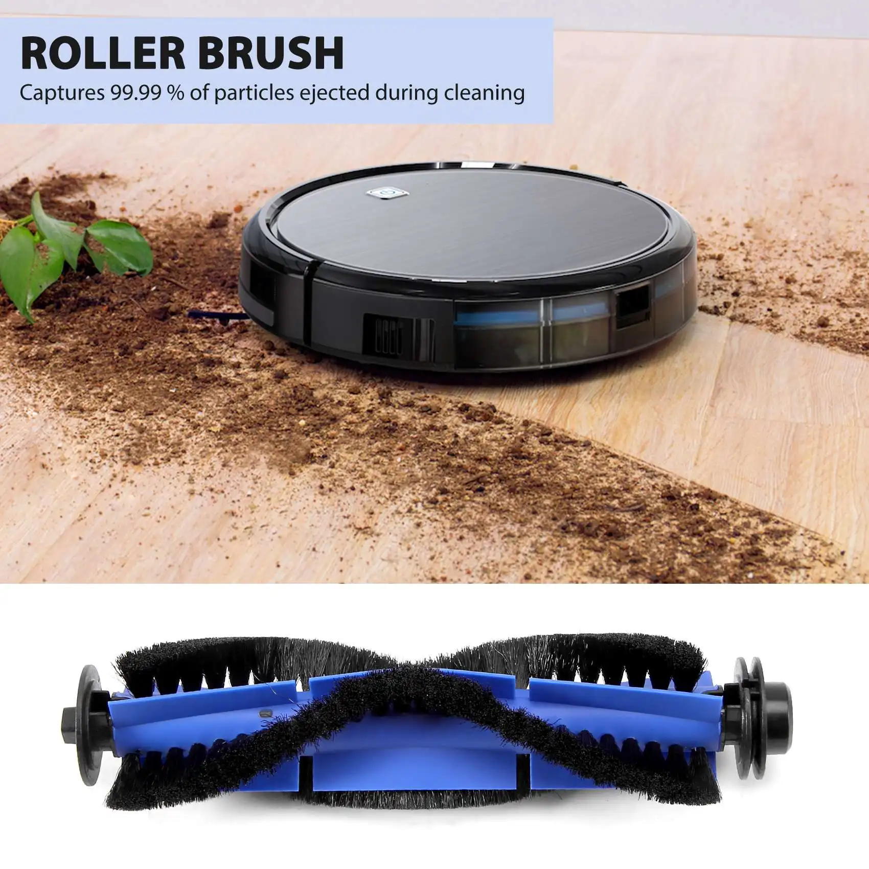 3 Pack Replacement Parts Rolling Brush for Eufy RoboVac 11S 15C 30 30C 12 35C Robotic Vacuum Cleaner_ABGP